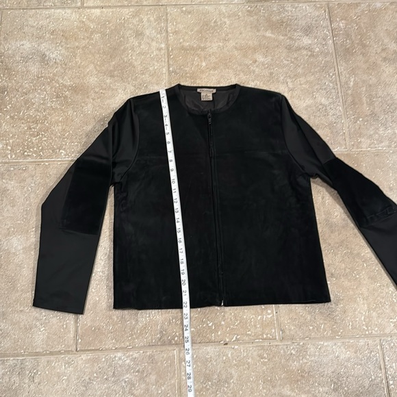 Women's Escapade Black Suede Jacket‎ Size Medium - Picture 5 of 5